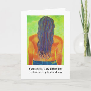 Hippie Birthday Card Karte