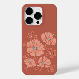 Hippie Blooms: Artwork der Abstrakten Roten Blume  Case-Mate iPhone 14 Pro Hülle