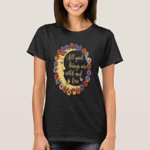 Hippie Blume Frieden Liebe Happy Soul 2 T-Shirt