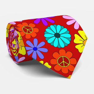 Hippie Blume Neck Tie Krawatte