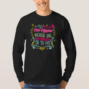 Hippie Blume Peace Liebe Happy Soul T-Shirt