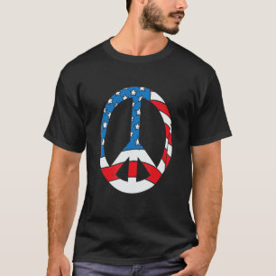 Hippie Blume Peace Liebe Happy Soul T-Shirt