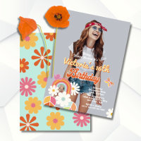 Hippie Blume Power Foto 70er 60er Birthday Party