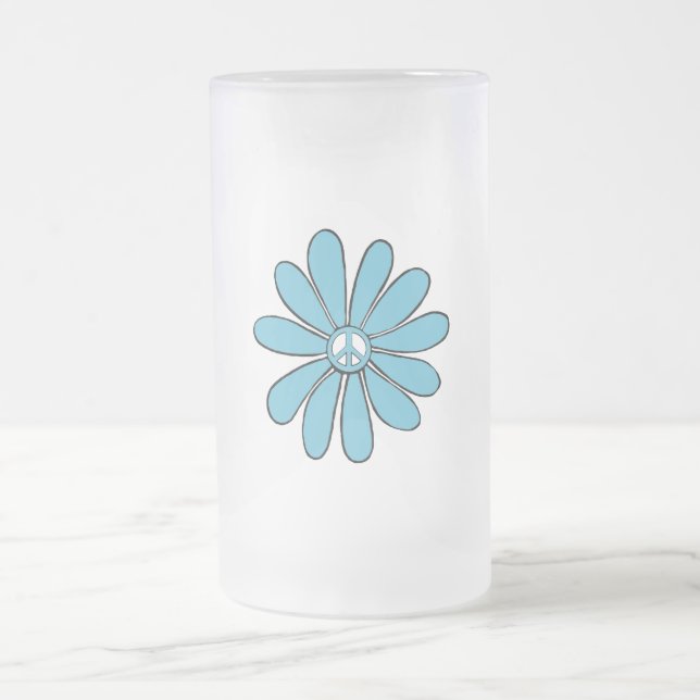 Hippie Blume Power Parco delle camelie Locarno Mattglas Bierglas (Mittel)