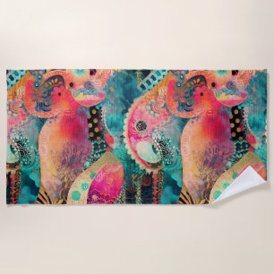 Hippie Boho Beach Handtuch