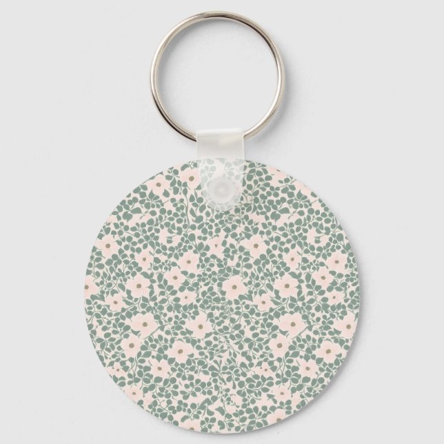 Hippie Boho Floral Schlüsselanhänger (Vorderseite)