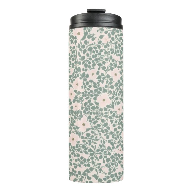 Hippie Boho Floral Thermosbecher (Vorderseite)
