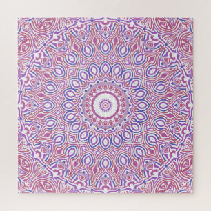 Hippie Boho Funky Groovy Bohemian Kaleidoskop Puzzle