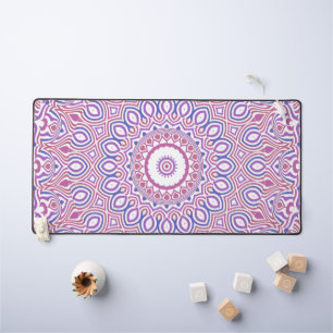 Hippie Boho Funky Groovy Bohemian Kaleidoskop Schreibtischunterlage