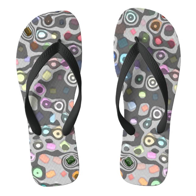 Hippie-Breiten-Flip-Flops Flip Flops (Fußbett)