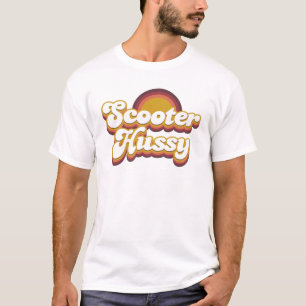 Hippie Counterculture Scooter Hussy aus den 1970er T-Shirt