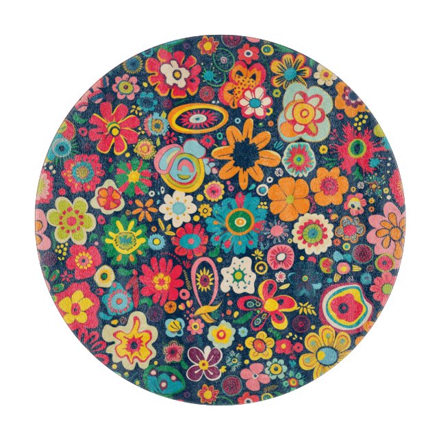 Hippie Cutting Board Schneidebrett (Vorderseite)