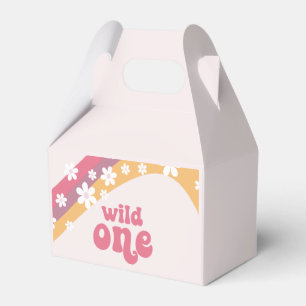 Hippie-Daisy Boho Wild One Regenbogen Geschenkschachtel