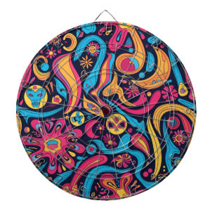 Hippie Dartboard Dartscheibe