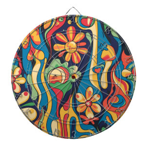 Hippie Dartboard Dartscheibe