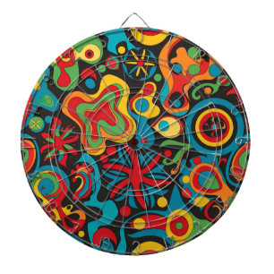 Hippie Dartboard Dartscheibe