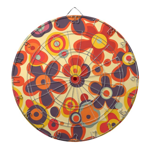 Hippie Dartboard Dartscheibe (vorne)