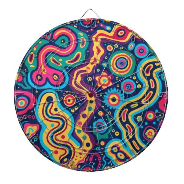 Hippie-Dartscheibe Dartscheibe (vorne)