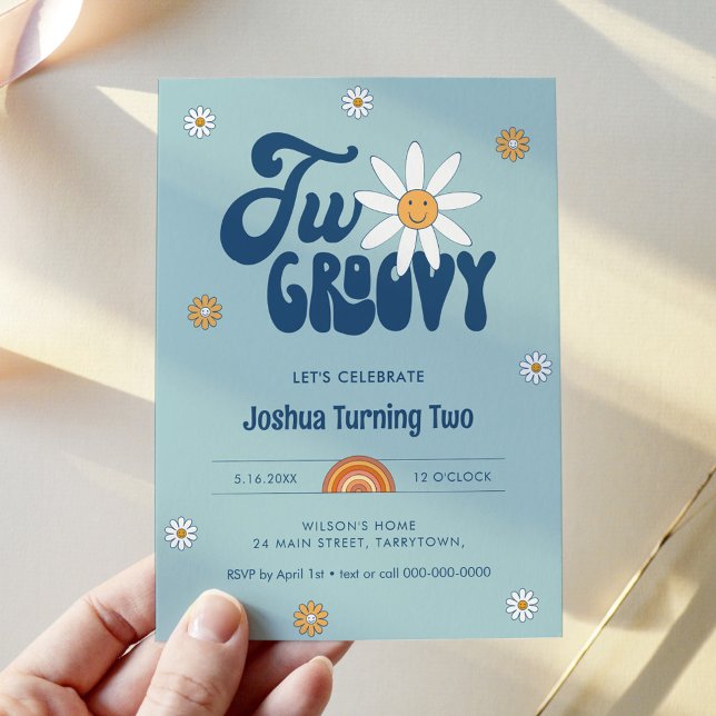 HIPPIE DAZE Two Groovy Boy 2. Einladung (Von Creator hochgeladen)