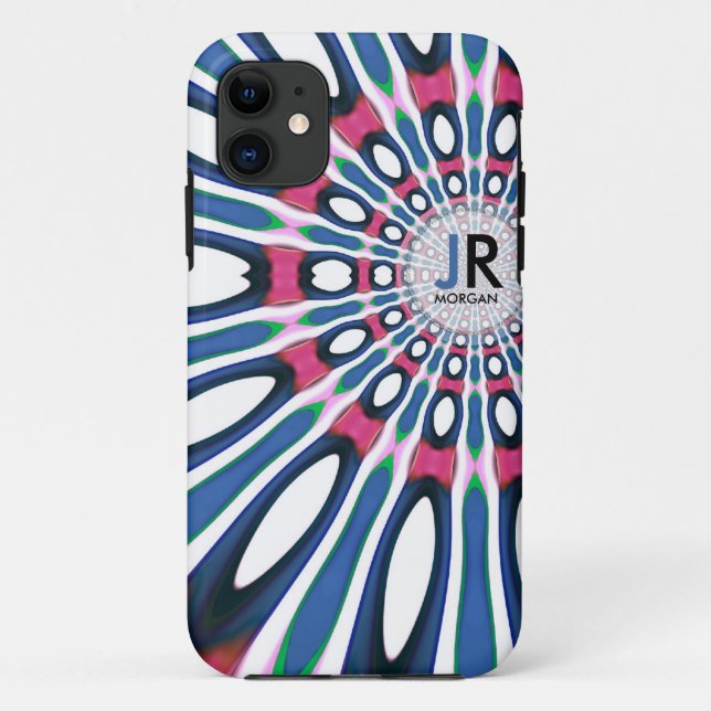 Hippie 'delica Fruchtigkeit Slice Monogram Individ Case-Mate iPhone Hülle (Rückseite)