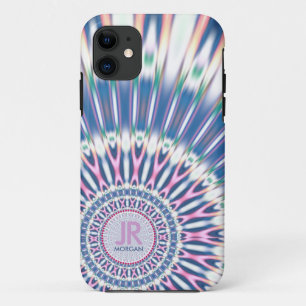 Hippie 'delica Funk Pink Blue Monogram Case-Mate iPhone Hülle