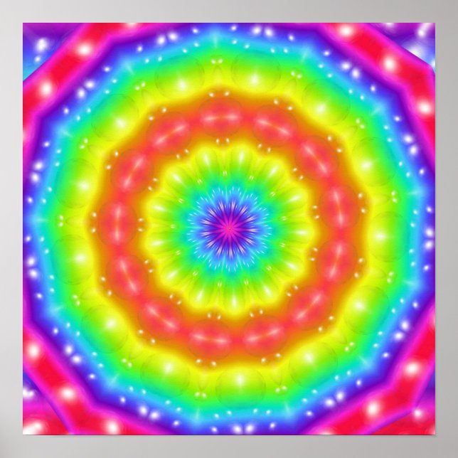 Hippie der 70er poster (Vorne)