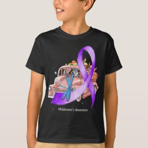 Hippie Dragonfly lila Bandalzheimer T-Shirt