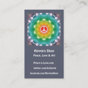 Hippie Dream Custom Business Cards Visitenkarte
