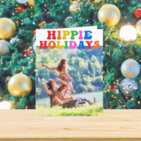Hippie-Feiertage Foto Cute Farbige Retro 70er