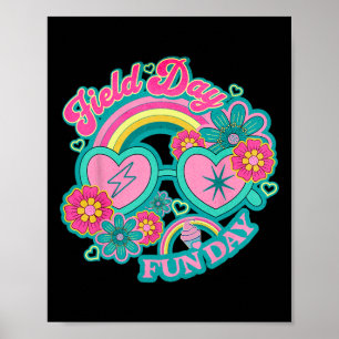 Hippie Field Day Fun Day for Teachers Amp; Kinder  Poster
