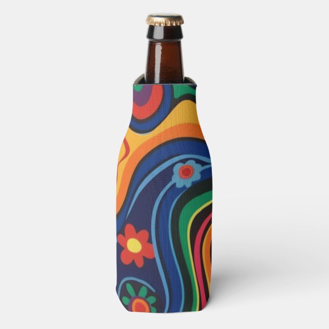 Hippie Flasche Cooler Flaschenkühler (Flaschenvorderseite)