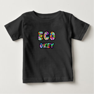 Hippie Flower Eco okey Design Baby T-shirt