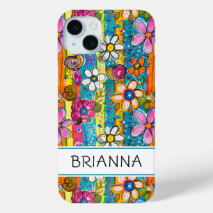 Hippie Flower Power Personalisiert Case-Mate iPhone Hülle