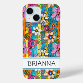 Hippie Flower Power Personalized Case-Mate iPhone Hülle