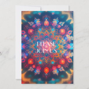 HIPPIE FRAKTAL SPECTACULAR EINLADUNG