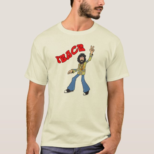 Hippie-Frieden T-Shirt (Vorderseite)