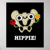 Hippie Funny Angesagt Bone Pun Dark BG