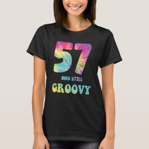 Hippie Gefärbte Krawatte 57 und noch immer Groovy  T-Shirt