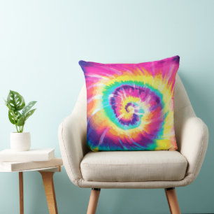 Hippie-Gefärbte Krawatte Kissen