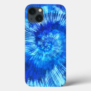 Hippie Gefärbte Krawatte Muster Watercolor Blau M Case-Mate iPhone Hülle