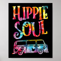 Hippie Gefärbte Krawatte Van Hippie Soul
