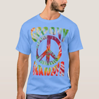 Hippie Gefärbte Krawatte Vintag Opa T-Shirt