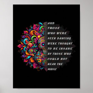 Hippie Gitarre und diejenigen, die gesehen wurden, Poster