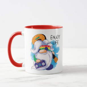 Hippie Gnome: Genießen Sie das Leben Tasse