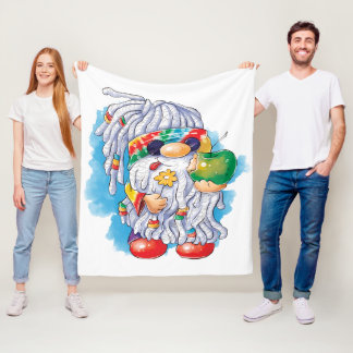 Hippie Gnome: Sharing ist Gekümmert Fleecedecke
