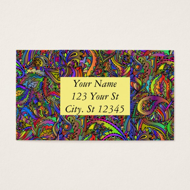 Hippie Groovy Psychedelic Design Thunder_Cove (Vorderseite)