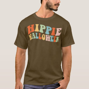 Hippie Halloween Ghost 60er 70er Costume Groovy Sp T-Shirt