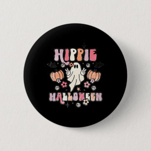 Hippie Halloween Ghost s Kostüm Groovy Spooky S Button