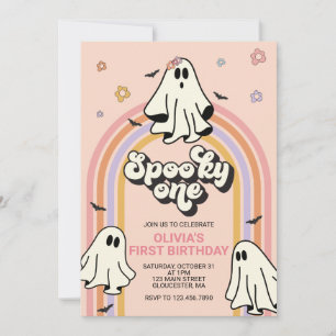 Hippie Halloween Gruseliger Einer Geburtstag Einladung