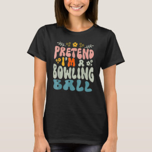 Hippie Halloween-Kostüm, so tun, als wäre ich Bowl T-Shirt